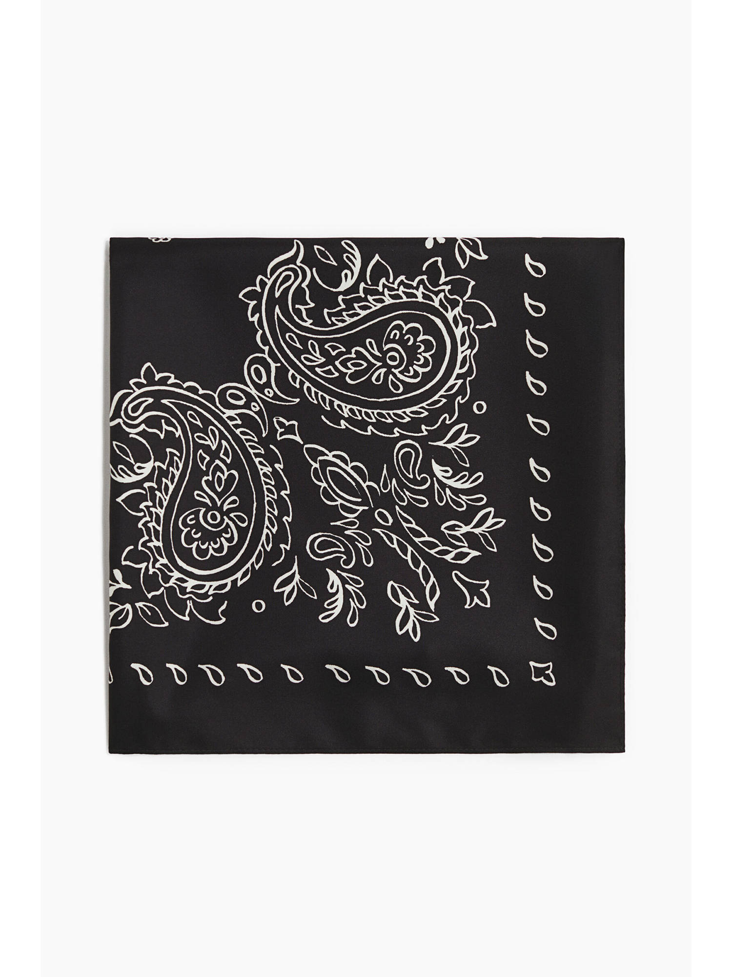 H&M Women Black Patterned scarf