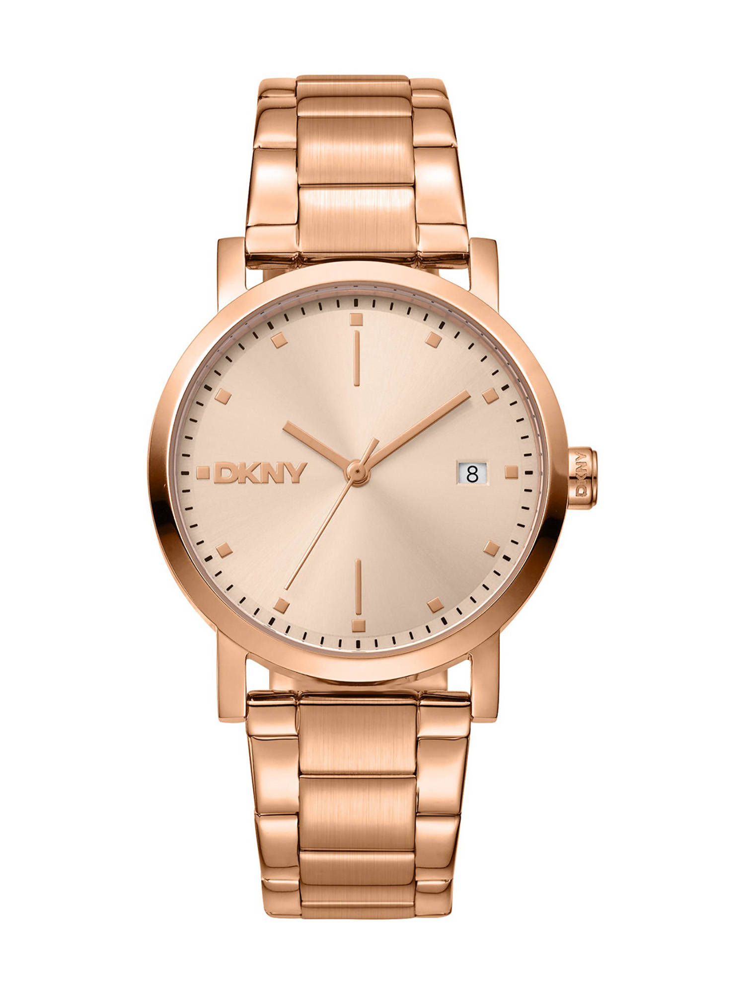 DKNY Soho Midi Analog Rose Gold Round Dial Womens Watch - DK1L036M0075