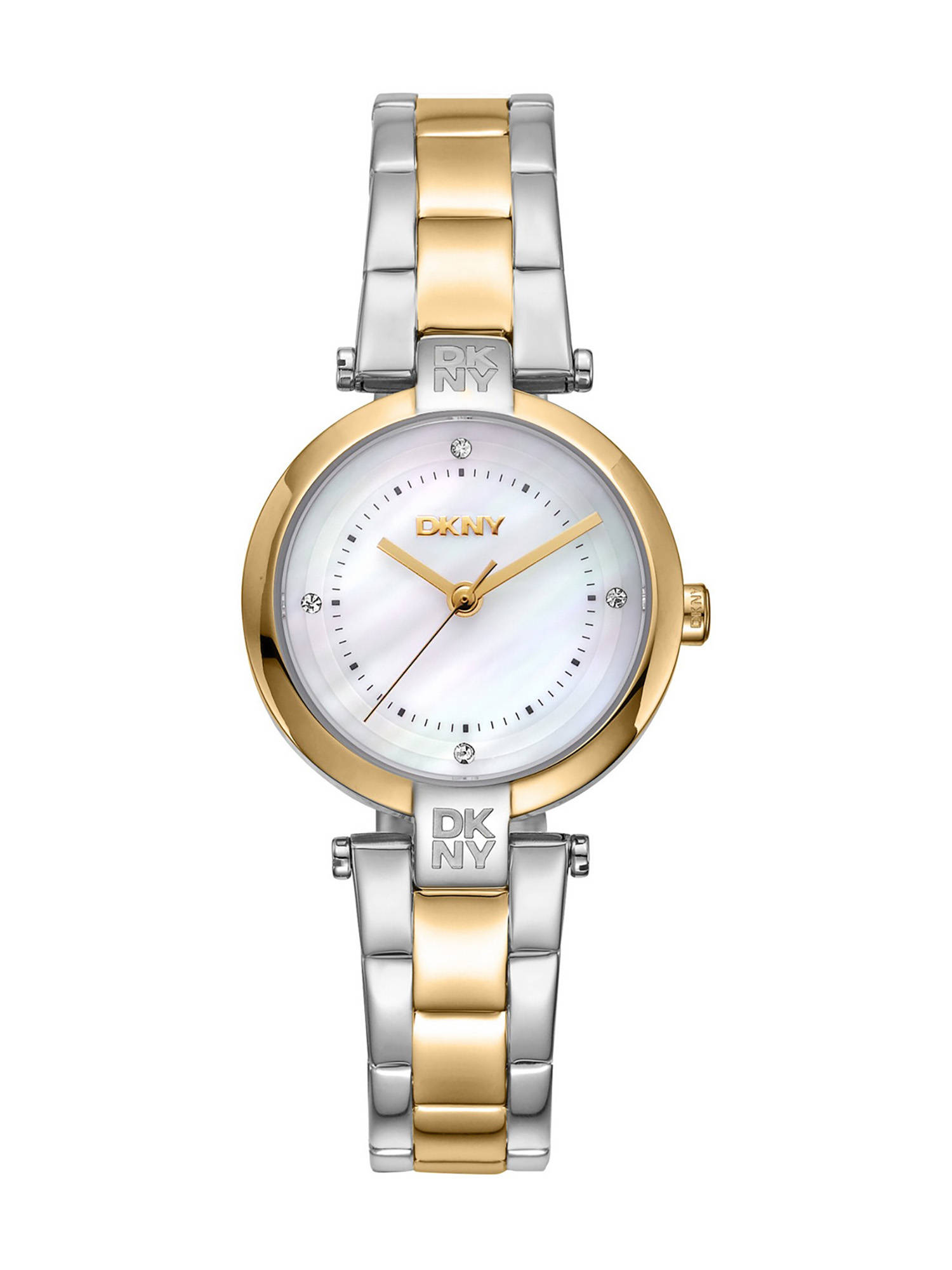 DKNY Essential Mini Analog White Round Dial Womens Watch - DK1L043M0075