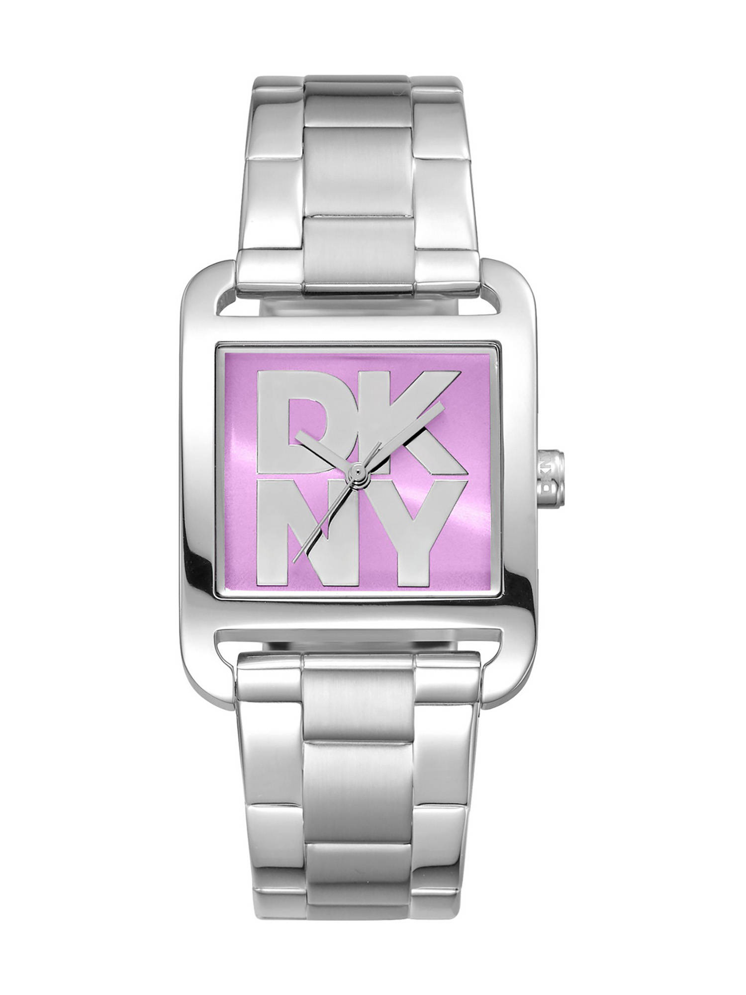 DKNY City Maxi Analog Pink Square Dial Womens Watch - DK1L001M0035