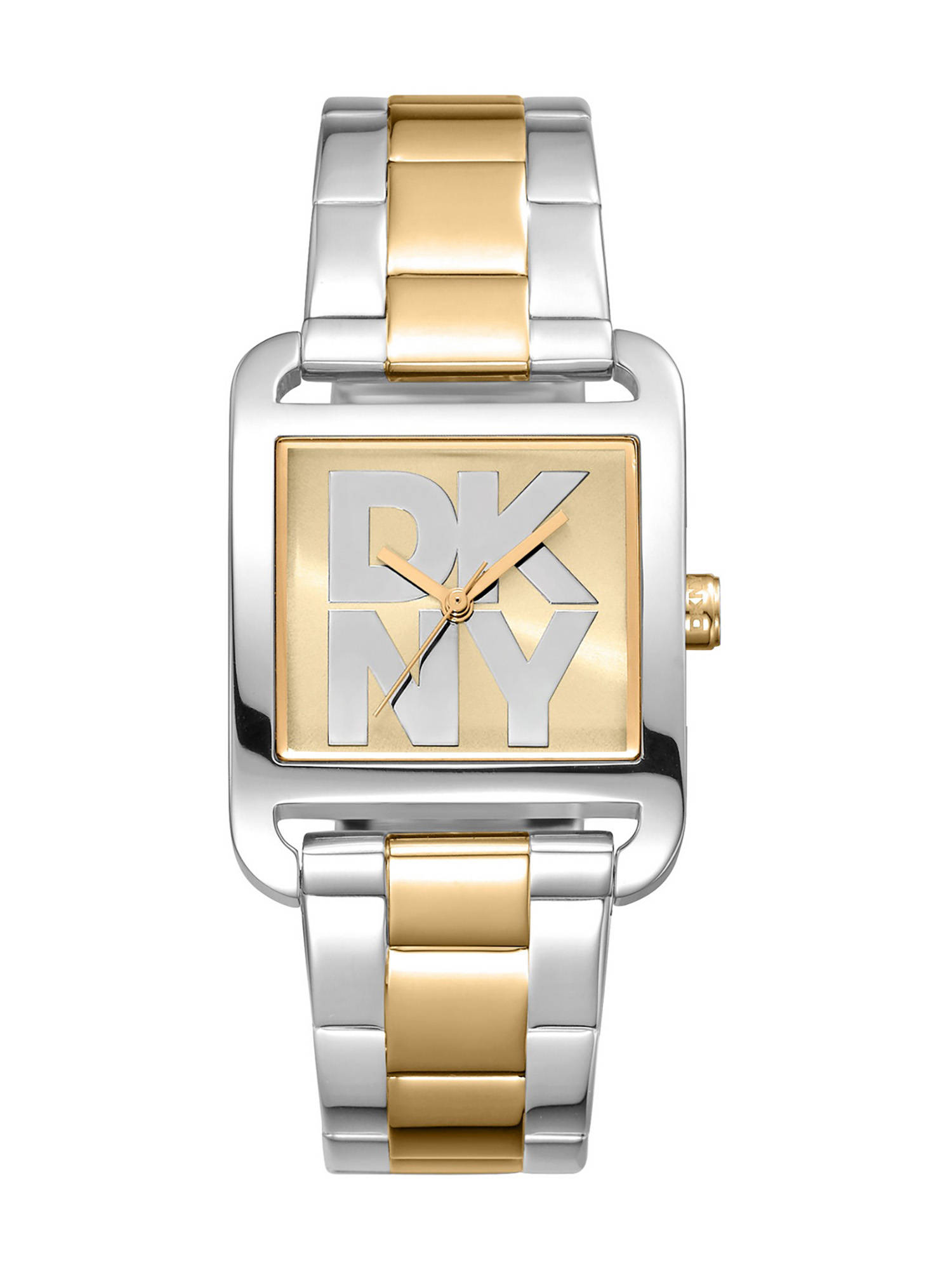 DKNY City Maxi Analog Champagne Square Dial Womens Watch - DK1L001M0075