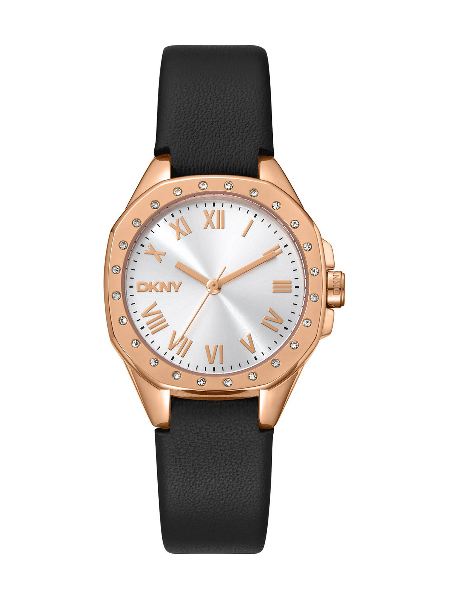 DKNY Brooklyn Mini Analog Silver Round Dial Womens Watch - DK1L013L0035