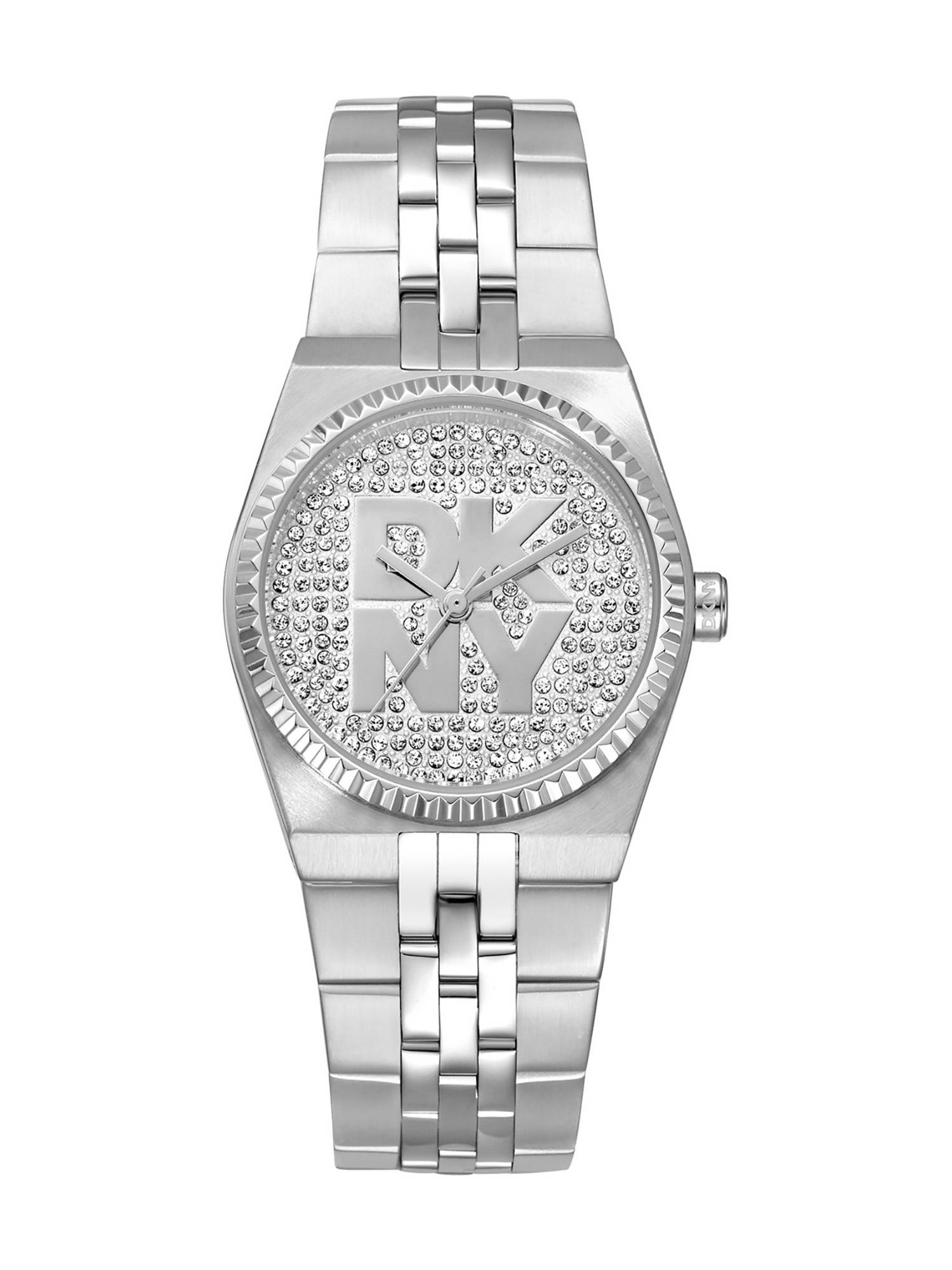 DKNY DK1L177 Analog Silver Round Dial Womens Watch - DK1L177M0215