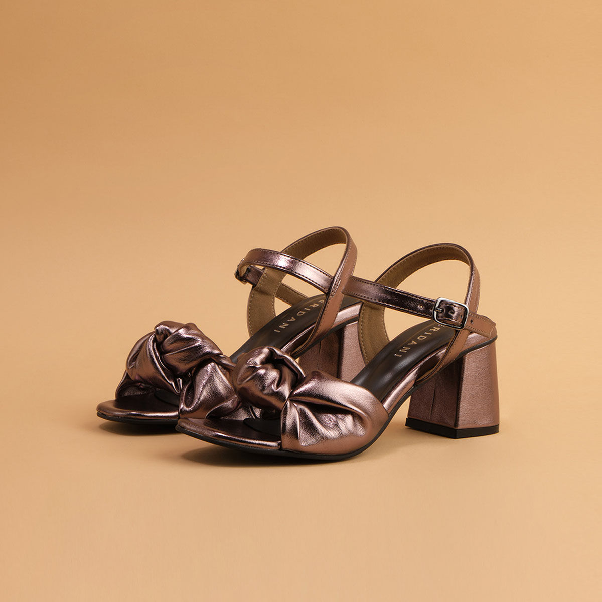 Gunmetal discount sandal heels