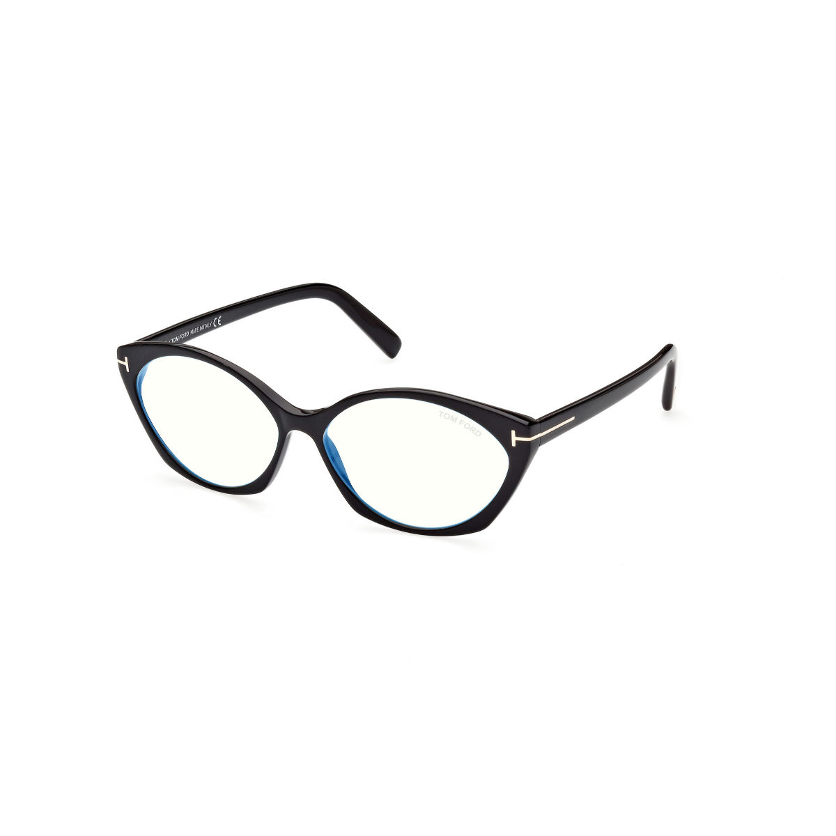 Tom Ford FT5811-B58001 Blue Block Oval Eye Frames for Women (58): Buy ...