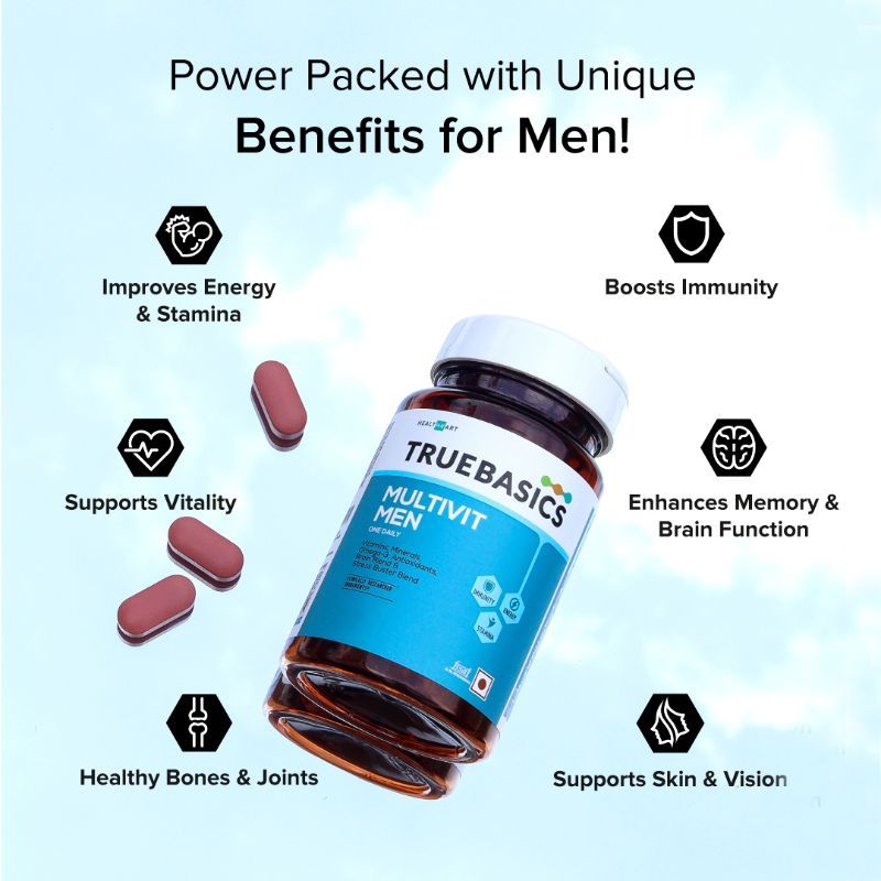 TrueBasics Multivit Men Multivitamin Tablets: Buy TrueBasics Multivit ...