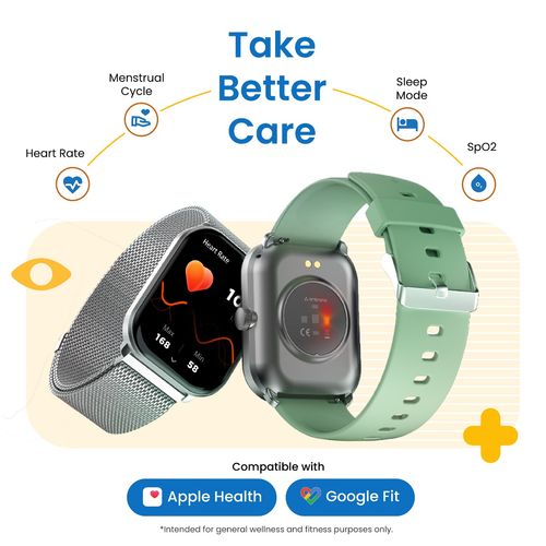 Buy Ambrane Glaze+ Bluetooth Calling Smartwatch with Unipair