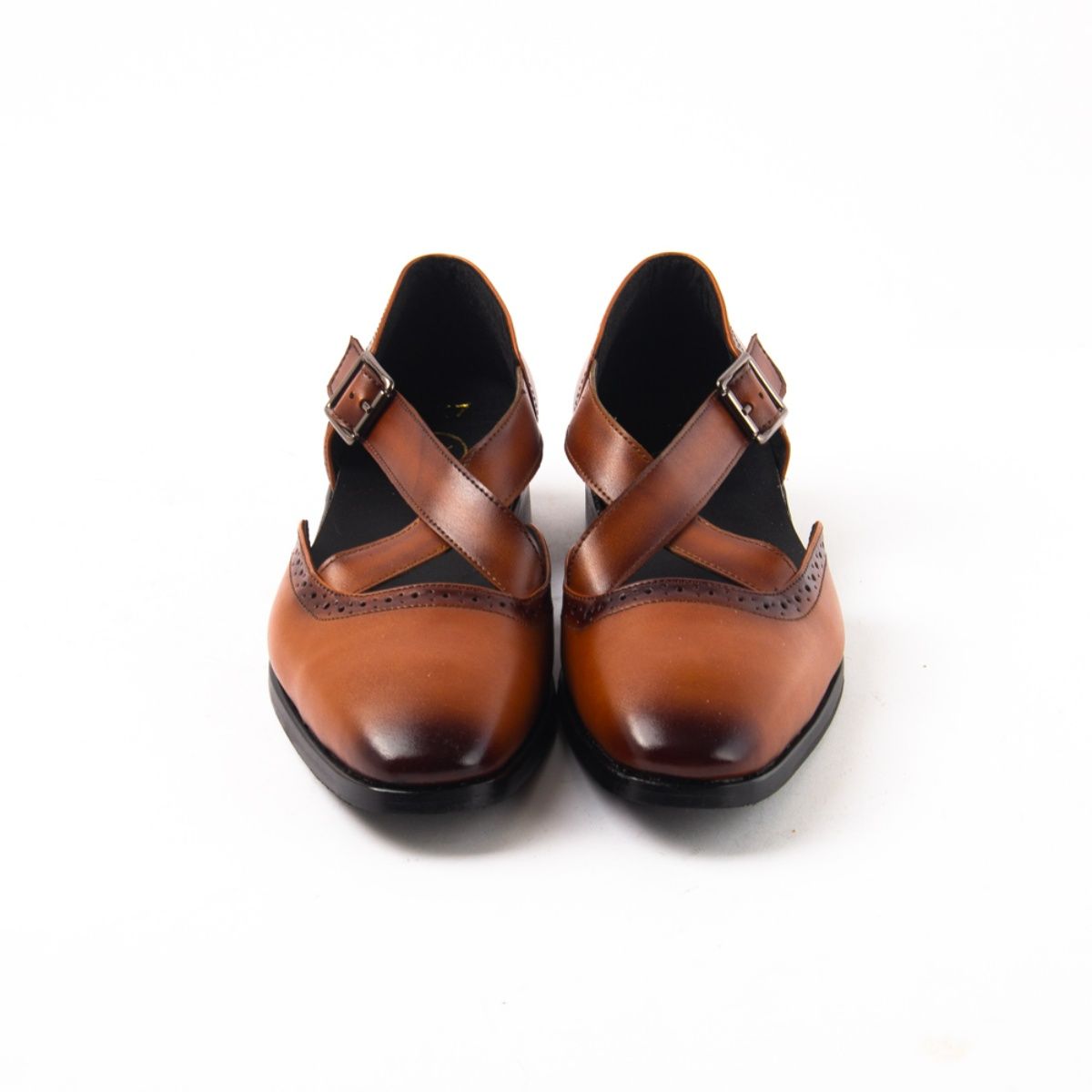 Brown Faux Leather Peshawari Shoes For Boys Design by Tiber Taber - Footwear  at Pernia's Pop Up Shop 2024