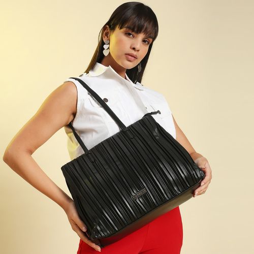 Buy Caprese Olena Satchel Bag Large Black Online