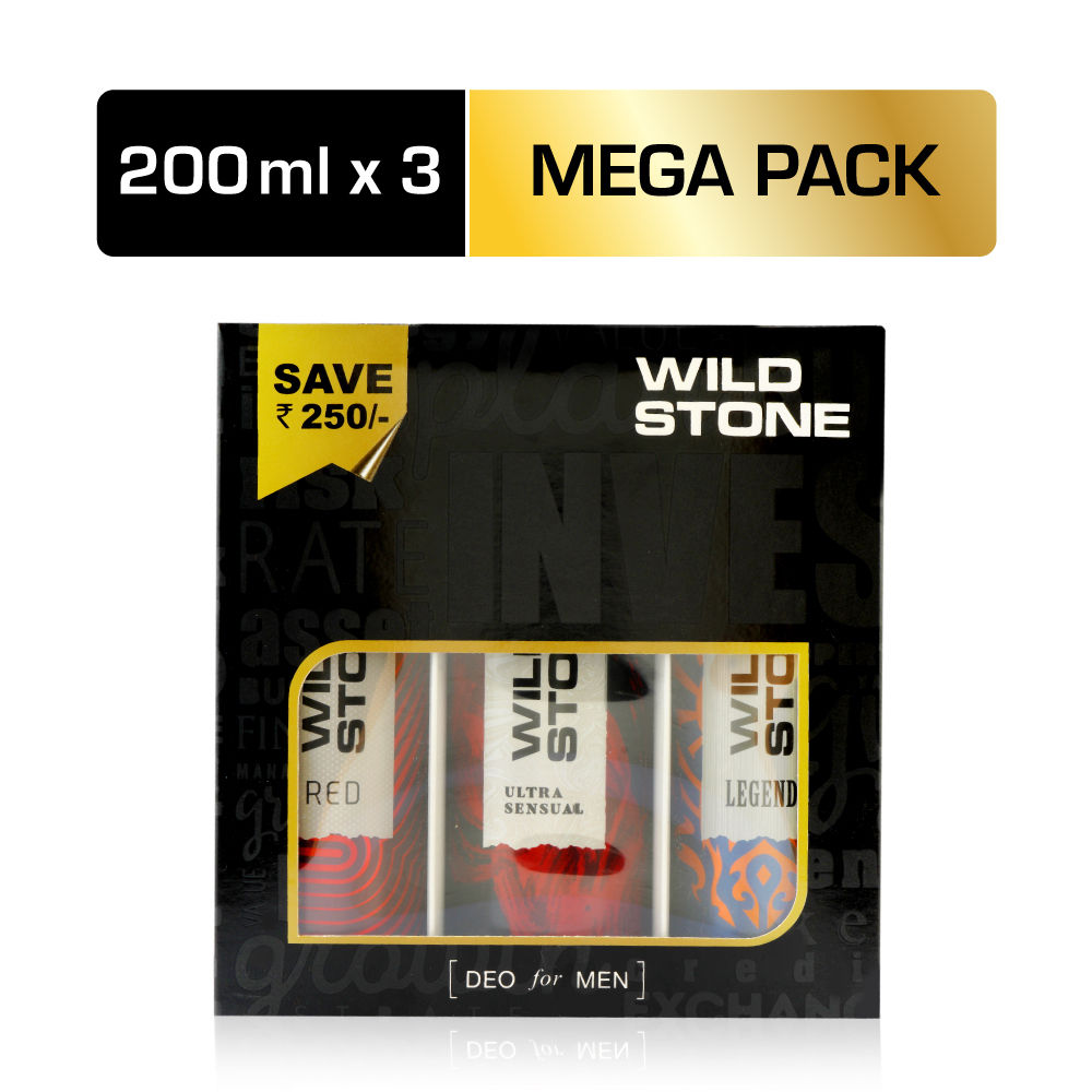 Wild Stone Legend- Red and Ultra Sensual Mega Pack