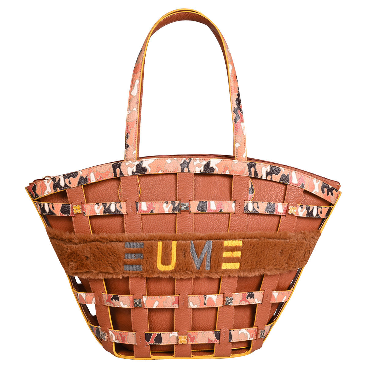 MCM Faux Leather Tote Bags