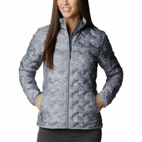 Columbia Womens Grey Omni-Heat Reflective Delta Ridge Down Jacket (S)
