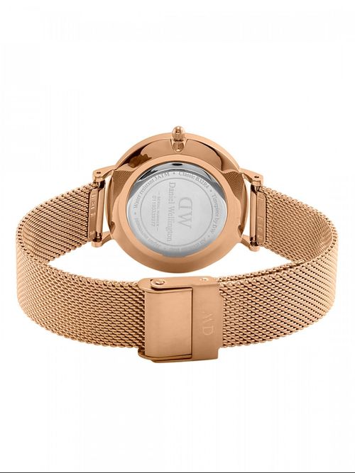 Buy Daniel Wellington Petite Melrose Rose Gold White Watch Online