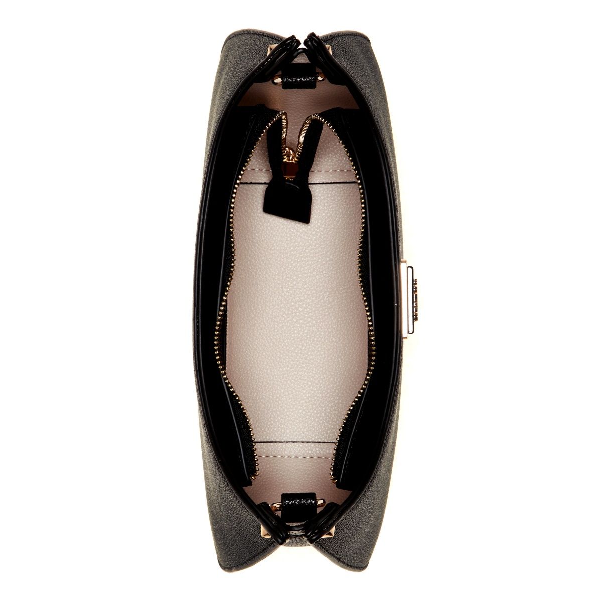 Buy Guess Black Meridian Mini Top Zip Shoulder Bag Online