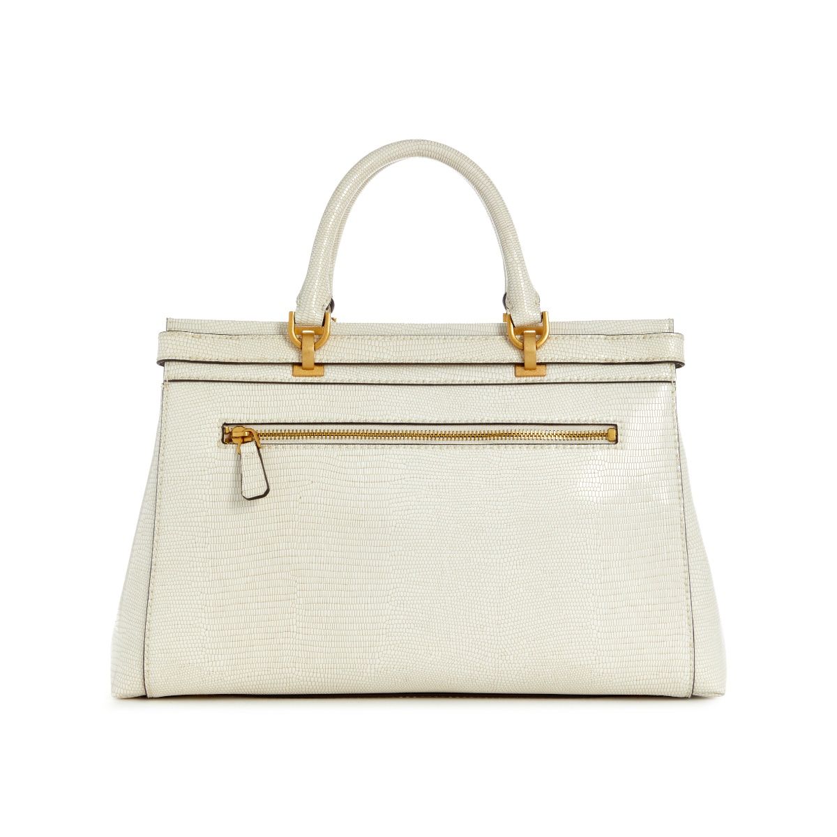 Buy GUESS Off White Sestri Luxury Satchel Bag Online