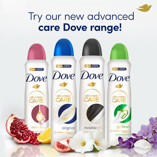 Dove Original Deodorant Long-Lasting Body Spray Moisturising Cream For Women