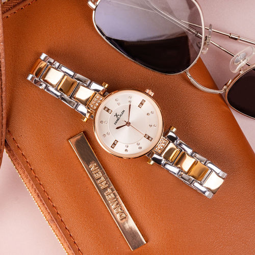 Buy Daniel Klein Silver Dial Analog Watches For Women (DK11328-6