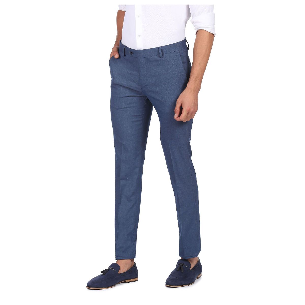 Buy Arrow Tailored Autoflex Formal Trousers - NNNOW.com