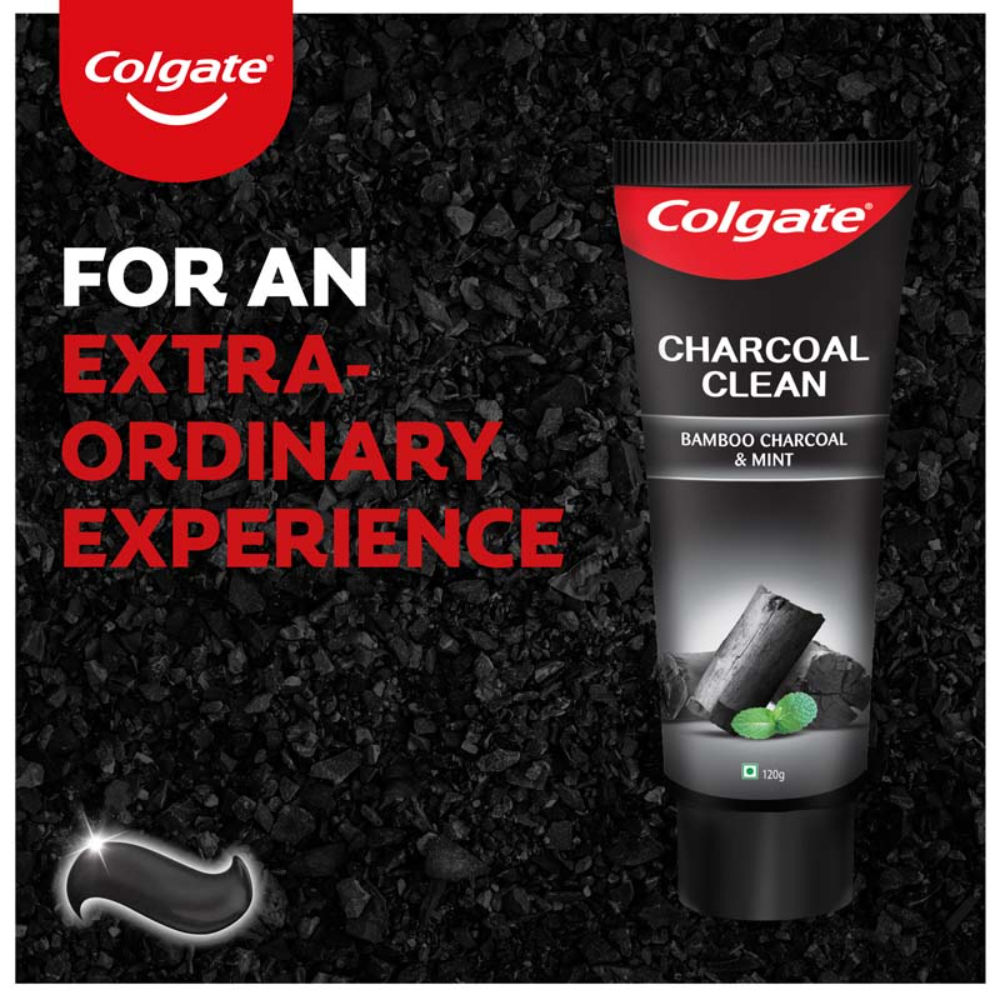 Colgate Charcoal Clean Toothpaste, Black Gel Paste (120gm) Buy Colgate Charcoal Clean