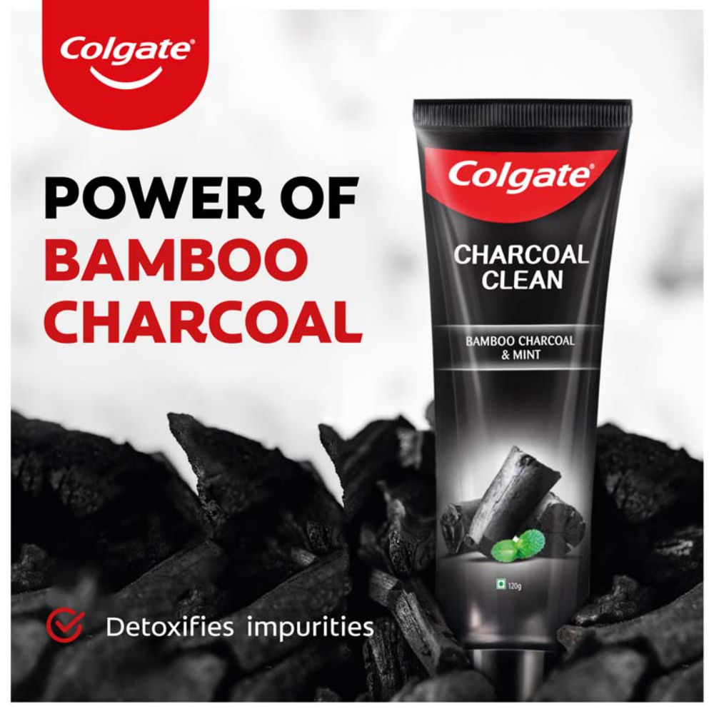 Colgate Charcoal Clean Toothpaste, Black Gel Paste (120gm) Buy Colgate