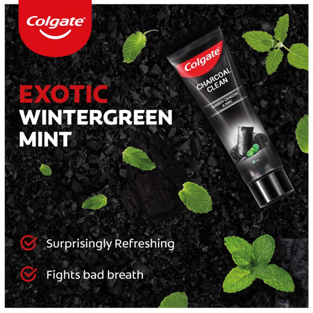 Colgate Charcoal Clean Toothpaste, Black Gel Paste (120gm) Buy Colgate