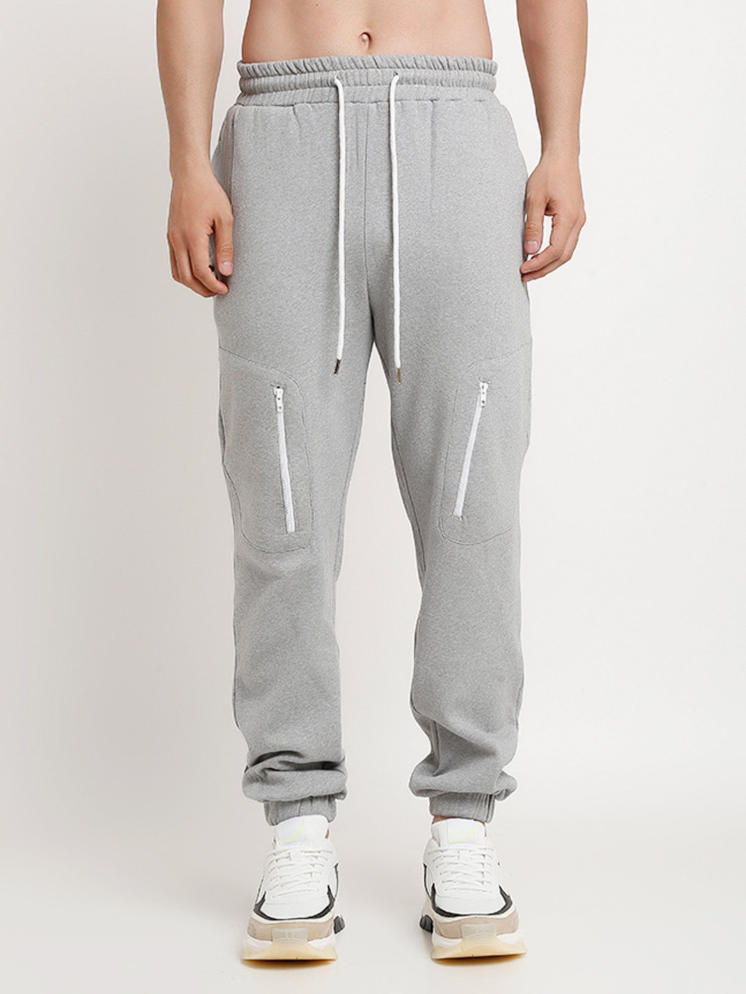 Grey discount plain joggers