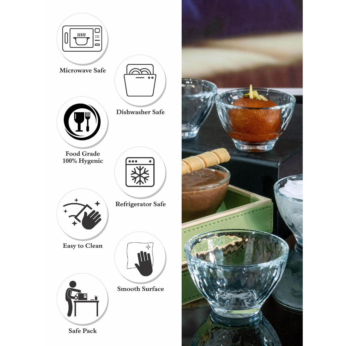 Goodhomes Glass Chutney Bowl (Set Of 12): Buy Goodhomes Glass Chutney ...