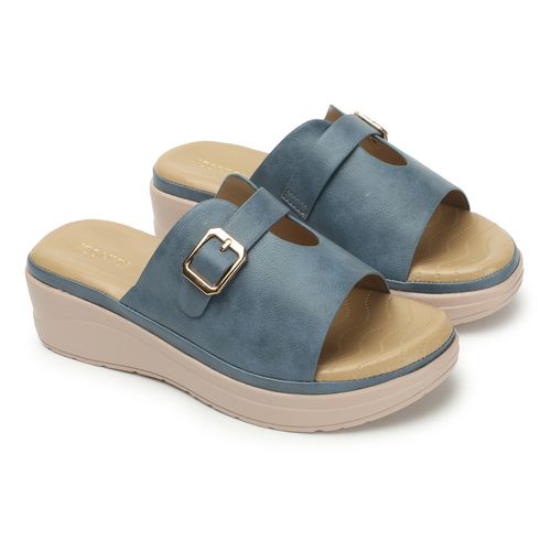 ICONICS Women Blue Sandals - Buy ICONICS Women Blue Sandals Online