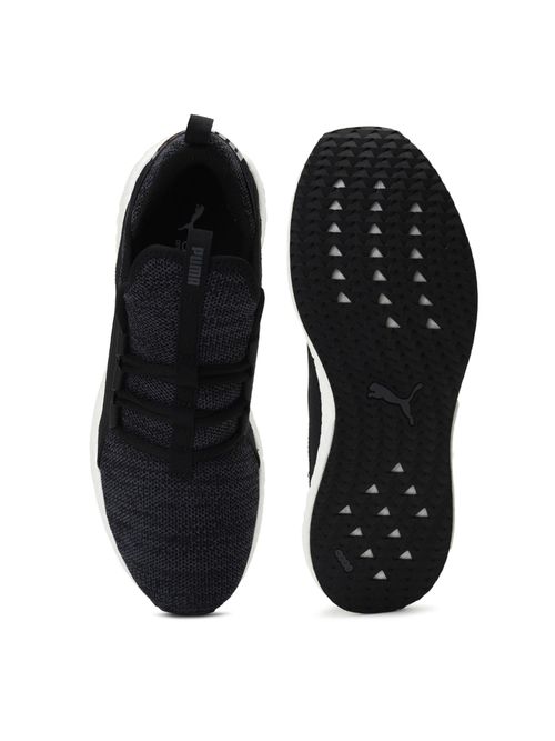 Buy Puma Mega Nrgy Knit Men Black Running Shoes Online