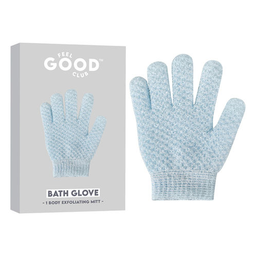 Feel Good Club Exfoliating Bath Glove Heavy Quality Body Scrubber Shower  Loofah Mitten