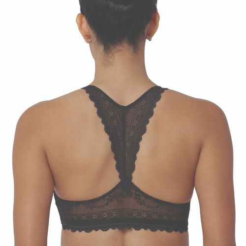 Triumph Black Lace Racerback Padded Wireless Fashion Bra