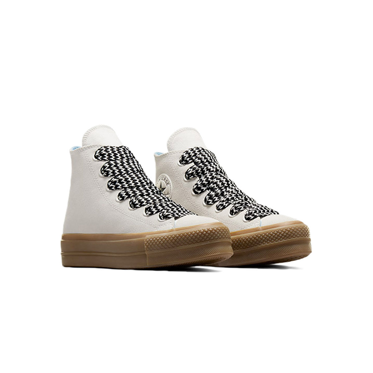 High Top Converse Not A Chuck Beige Converse Women Chuck Taylor All Star  Lift Platform Suede High Top Sneakers (UK 3)