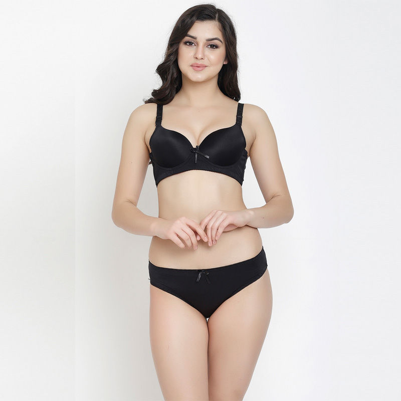 Buy Black Bra Panty Sets for Women Online at low prices in India on  Limeroad.