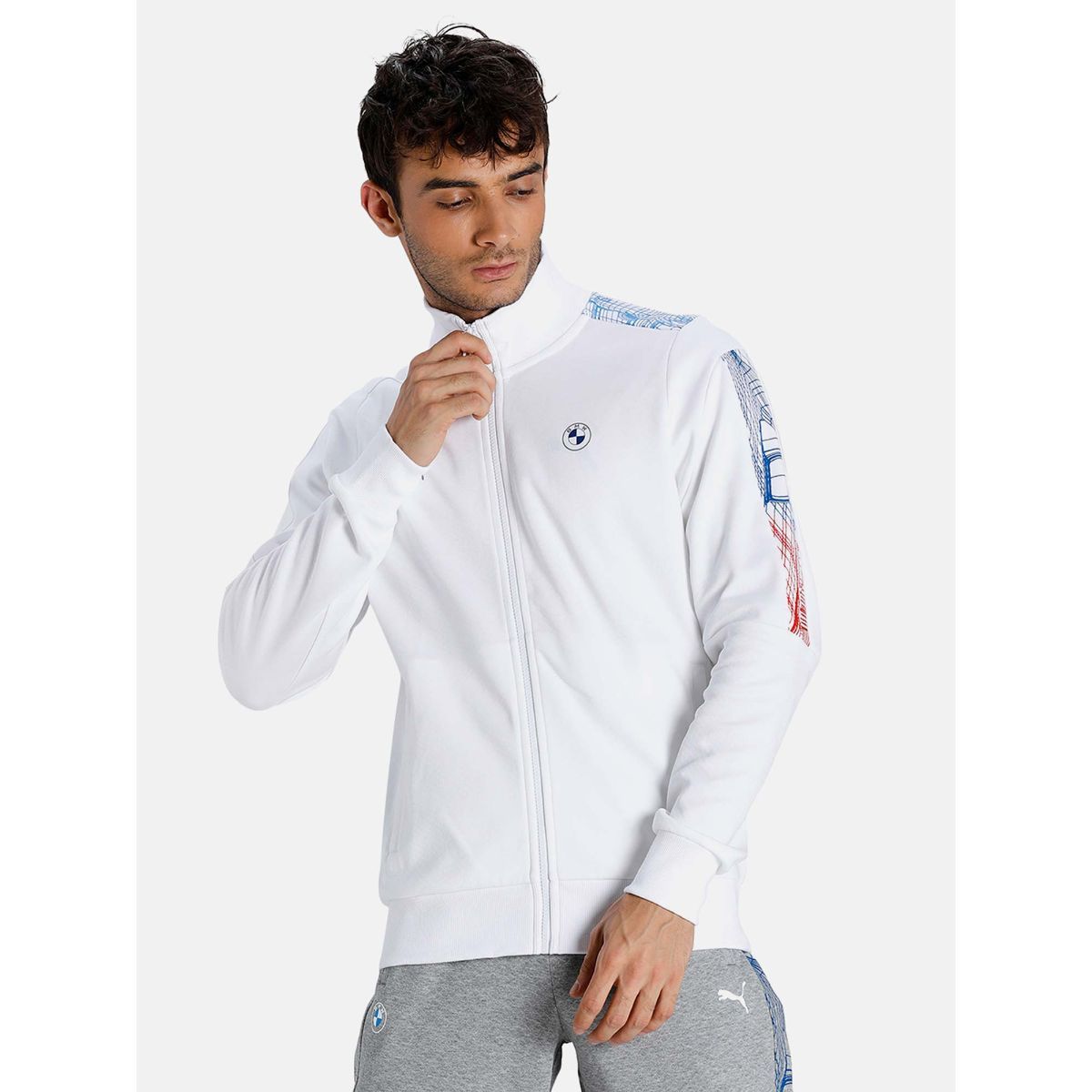 Bmw puma jacket white new arrivals