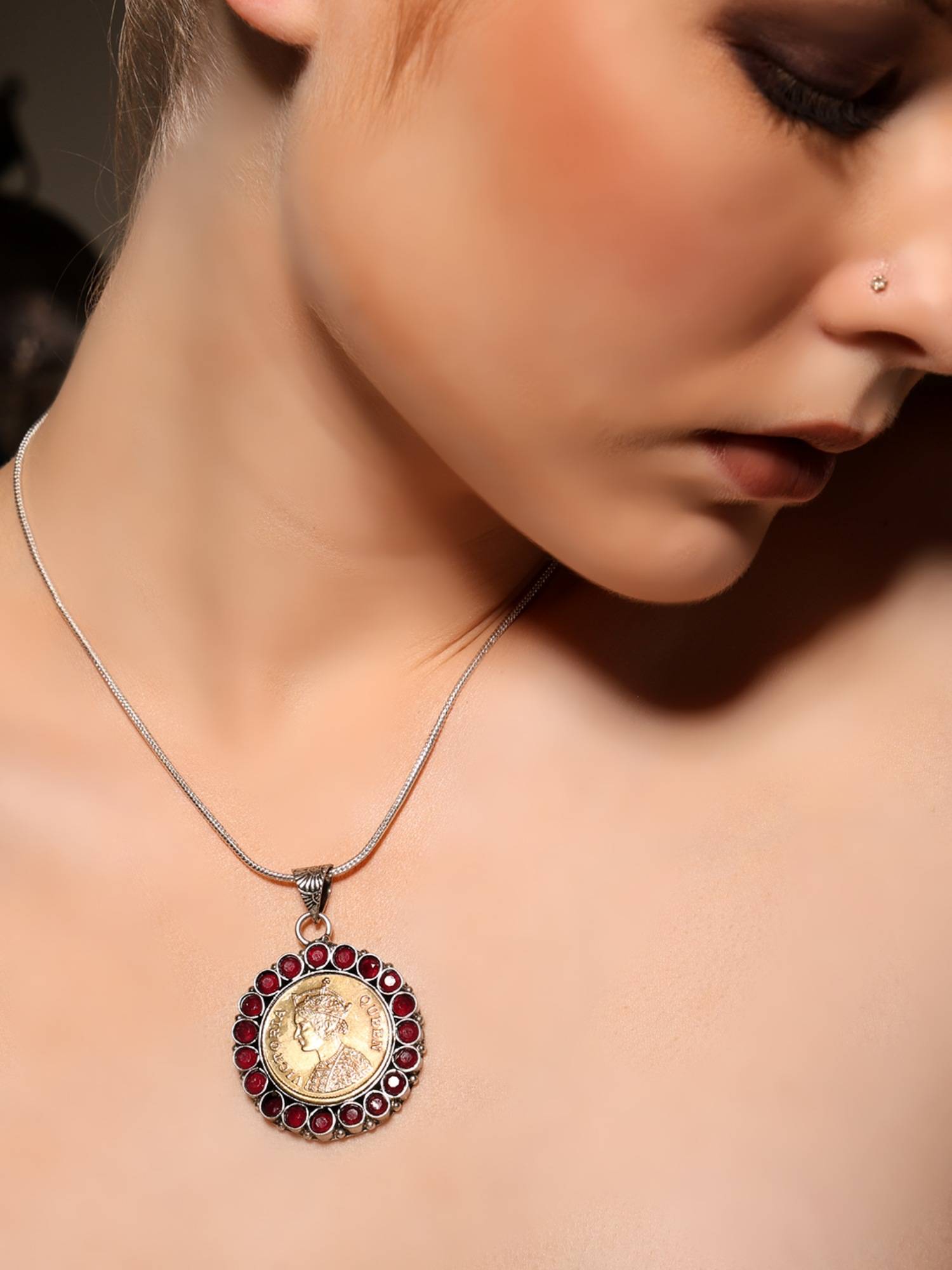 VENI 925 Sterling Silver-Plated Necklace