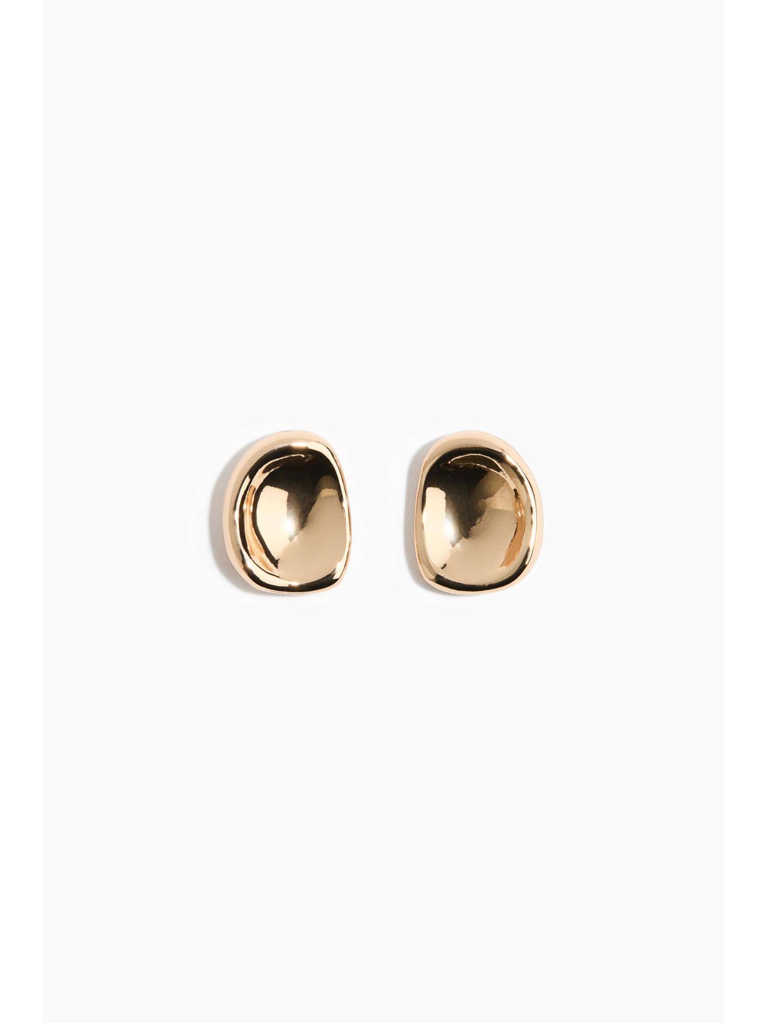 H&M Women Gold Stud Earrings