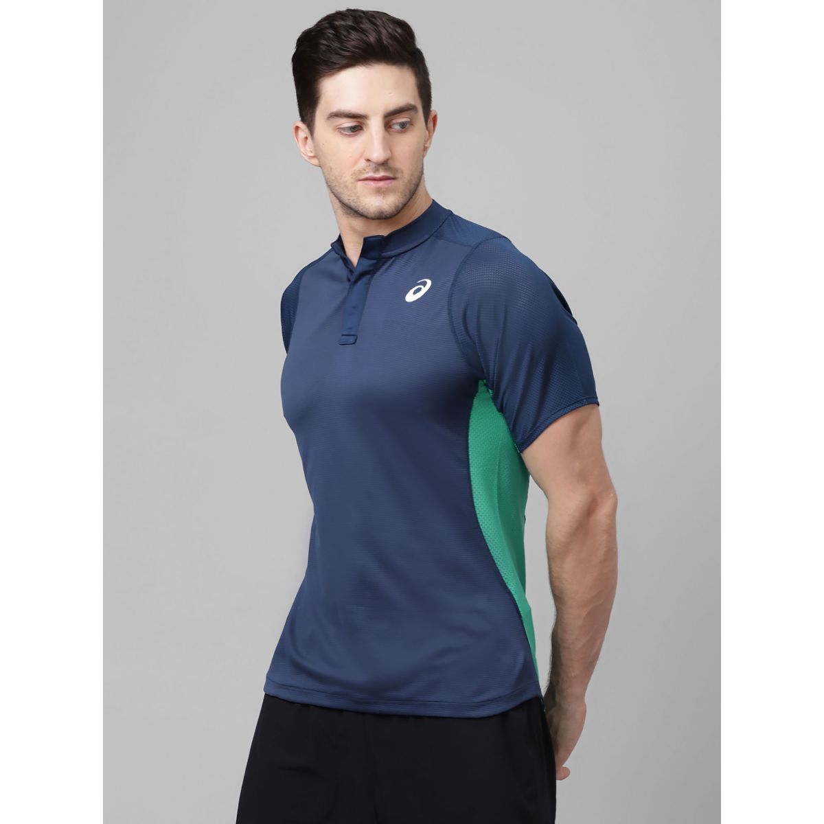 Buy Asics Gel cool Polo shirt Casual T shirts Blue Online