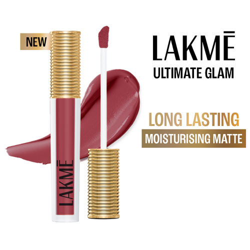 Lakme Ultimate Glam Matte Liquid Lipstick - Nude Dream