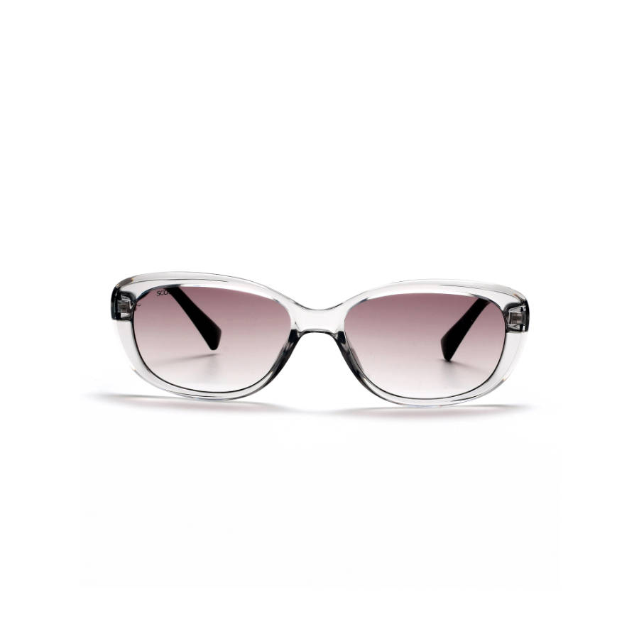 Scott Grey Lens Rectangular UV Protected Sunglass Full Rim Grey Frame With UV Protection