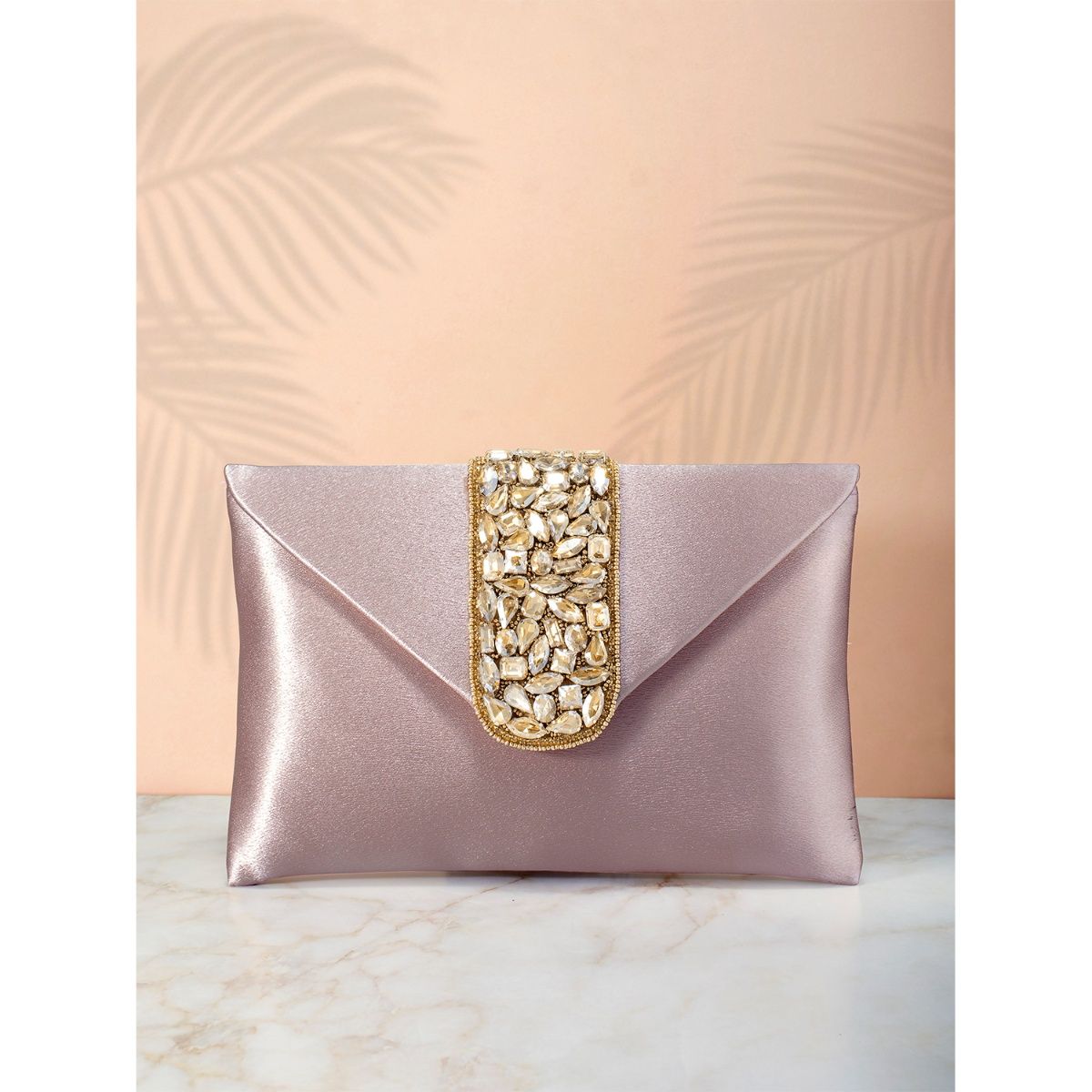 Mother of Pearl Chips Stone Clutch (Handbag) | Shubhanjali | Care for Your  Mind, Body & Soul!