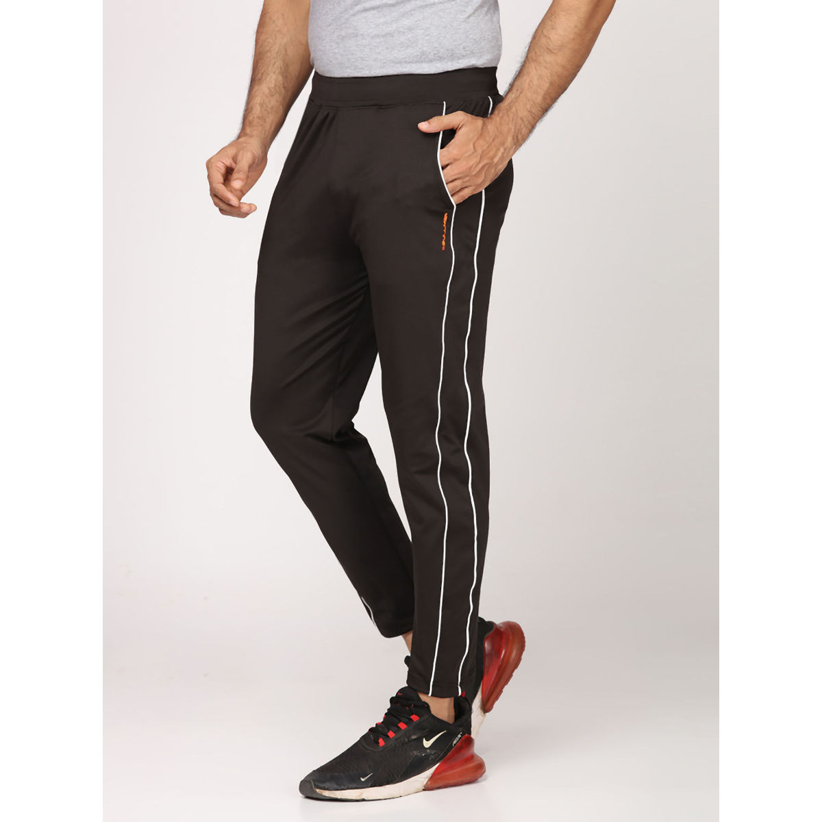 AVOLT Dry Fit Track Pant for Men I Slim Fit Athleisure Running Gym Str   WILDHORN