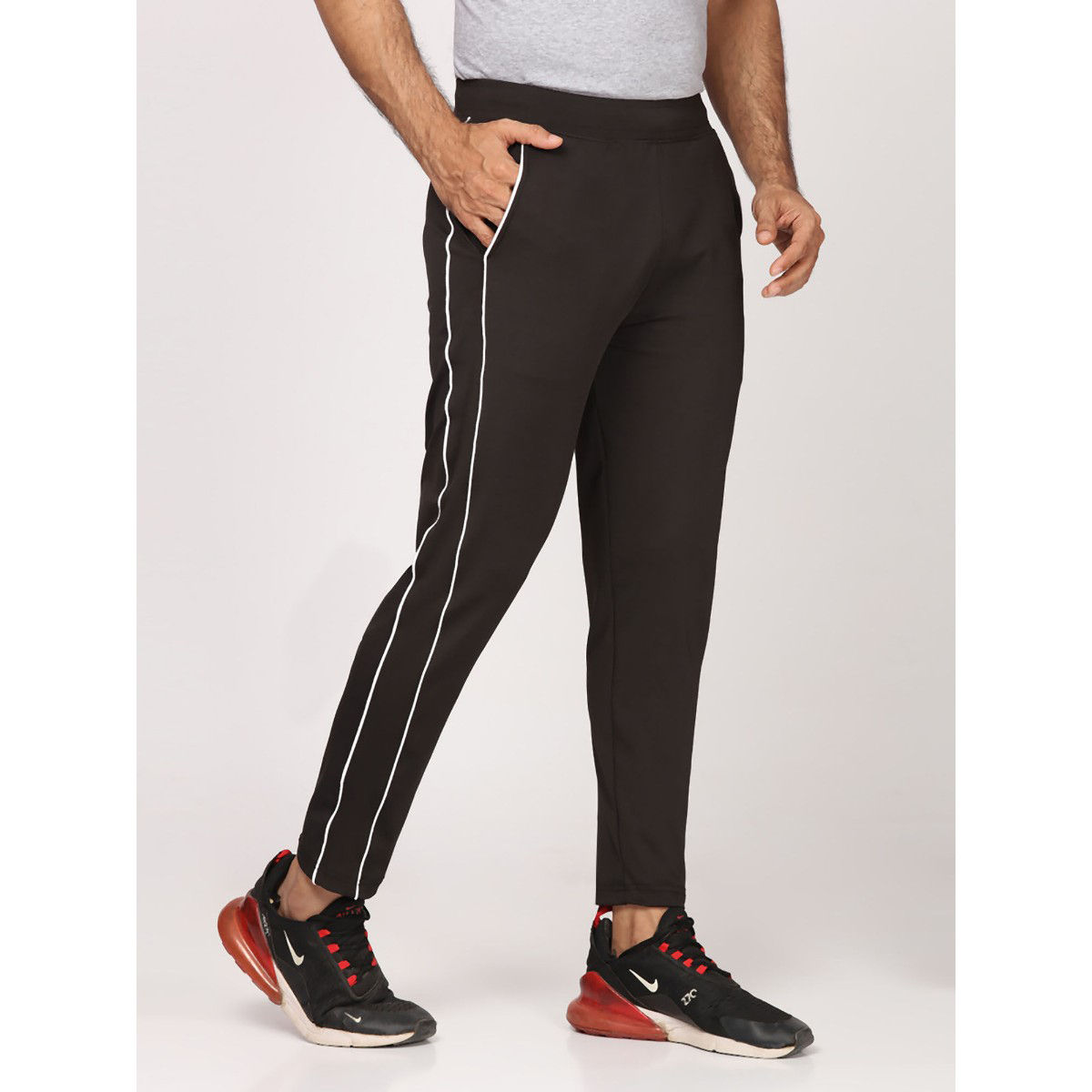 Buy Charcoal Sport Fit Athleisure Joggers Online at Muftijeans