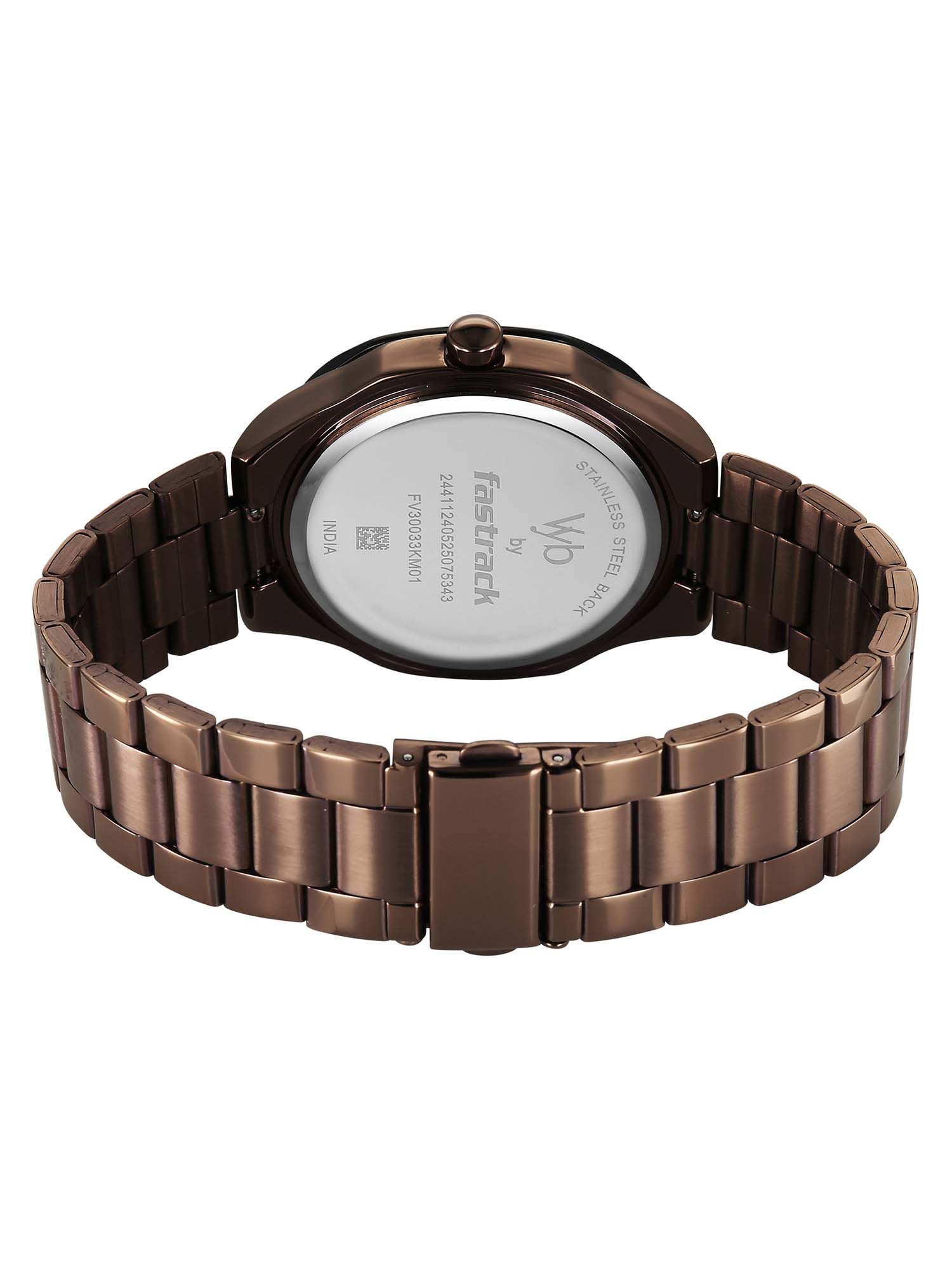 Buy Fastrack Vyb 6.0 Challenger Quartz Black Round Dial Men's