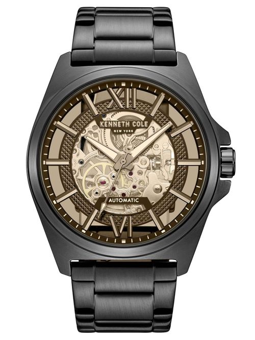 Buy Kenneth Cole Brown Round Dial Stainless Steel Strap Watch For