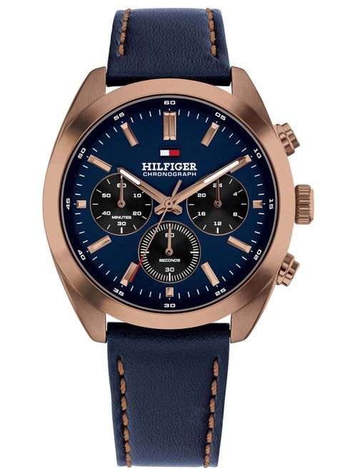 Buy Tommy Hilfiger Hudson Quartz Navy Blue Round Dial Men's Watch