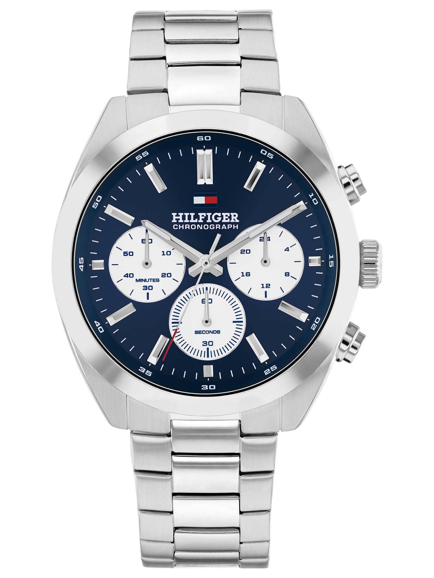 Buy Tommy Hilfiger Hudson Quartz Navy Blue Round Dial Men's Watch ...
