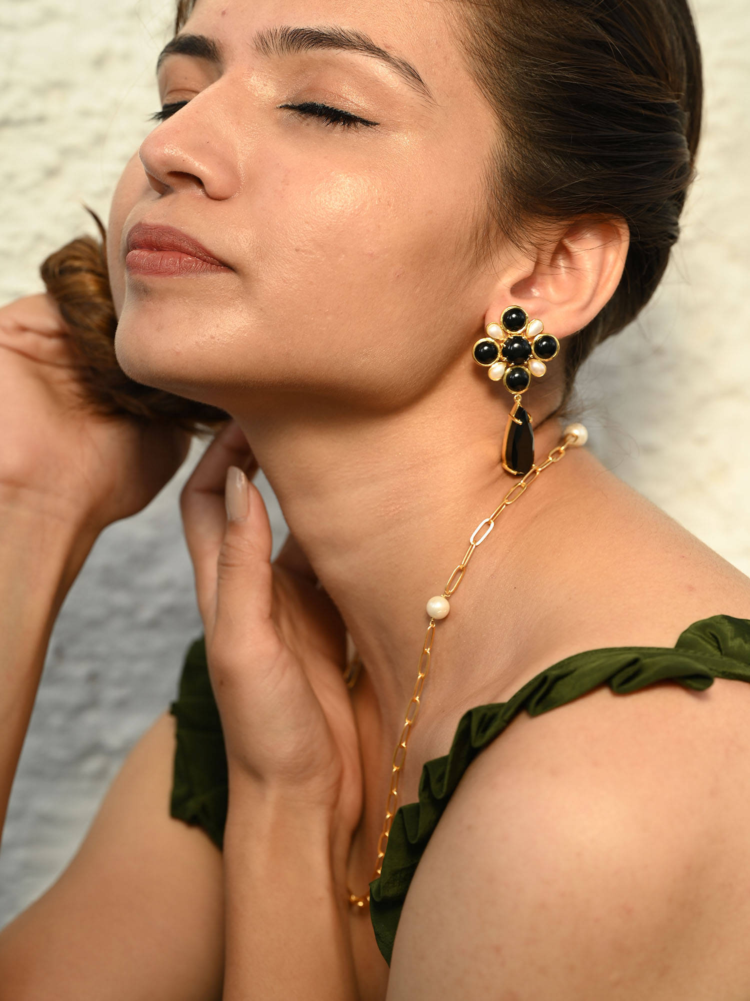Heena Mittal Andromeda Multi-Color Drops Earrings
