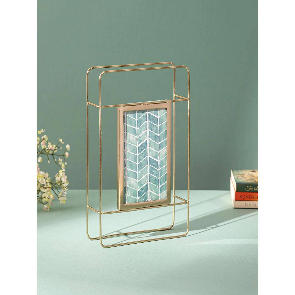 Nestroots Luxurious Gold Photo Frame for Decor