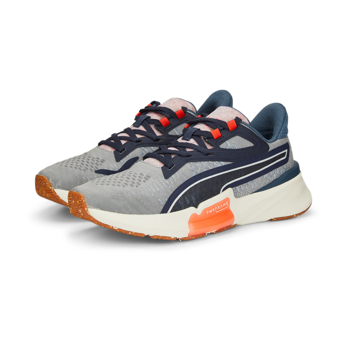 Puma Pwrframe TR Re:Collection Womens Grey Running Shoes (UK 3)