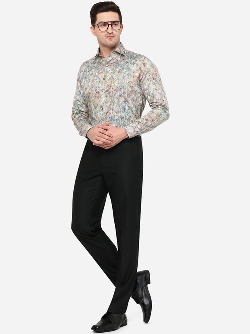 Slim Fit Party Wear Formal Dress Gents Wyre Men Multicoloured